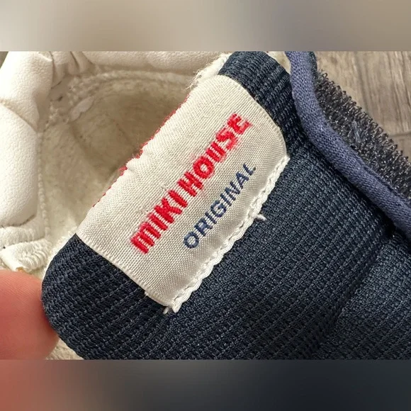 MIKI HOUSE navy blue toddler kids shoes. Size 15cm. US 9 EU 25 pre-owned - Picture 12 of 13